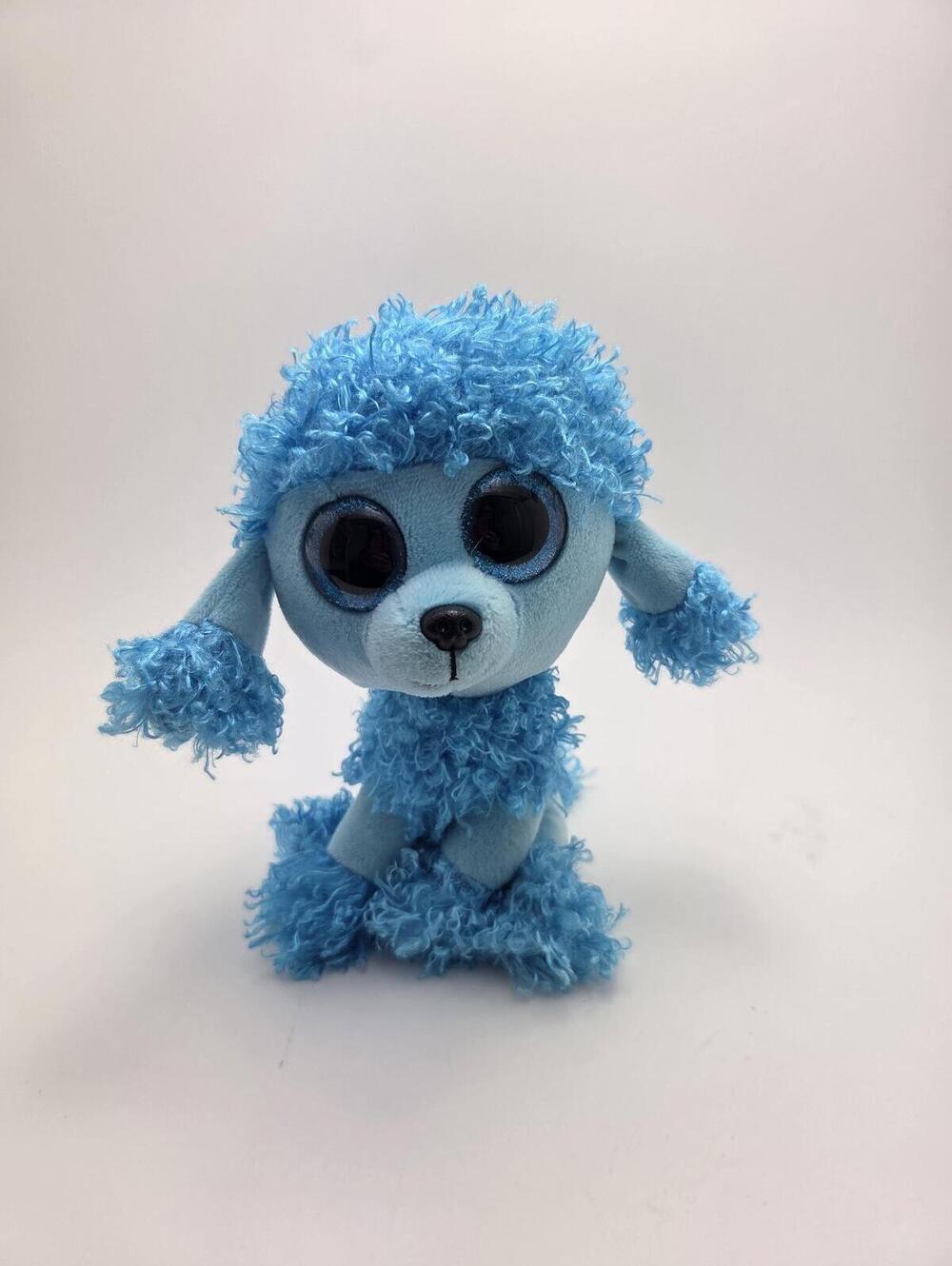 Ty Beanie Boo “Mandy” the Blue Poodle Plush No Hang Tag! (6 inch)